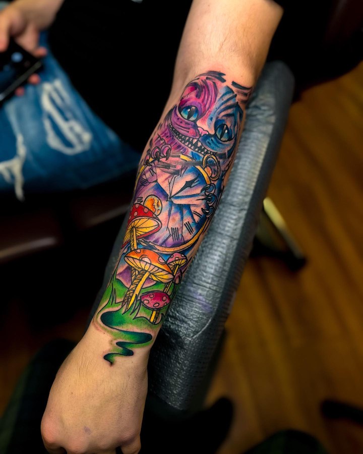 Blackwork tattoo by Andy Electric